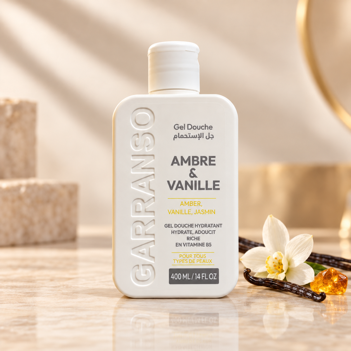 Garranso Mino Gel Douche Ambre & Vanille 400 ml