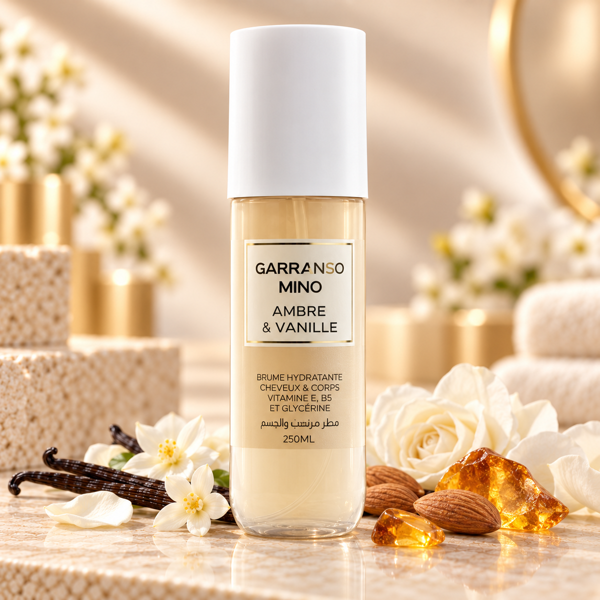 Garranso Mino brume hydratante Ambre & Vanille 100 ml