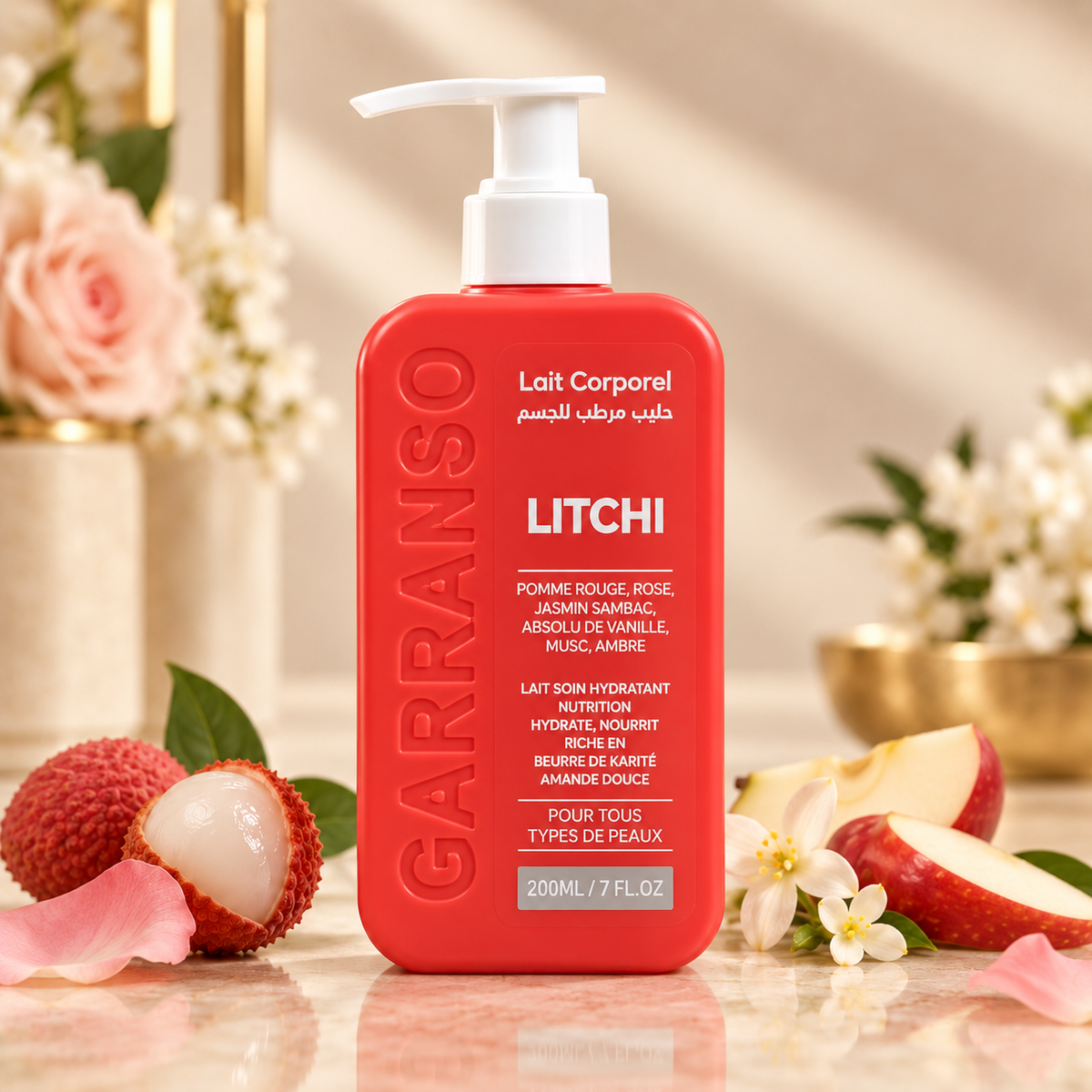 Garranso Mino Lait corporel Litchi 200 ml