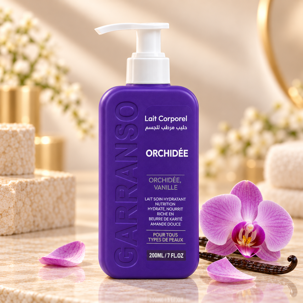 Garranso Mino Lait corporel Orchidée 200 ml