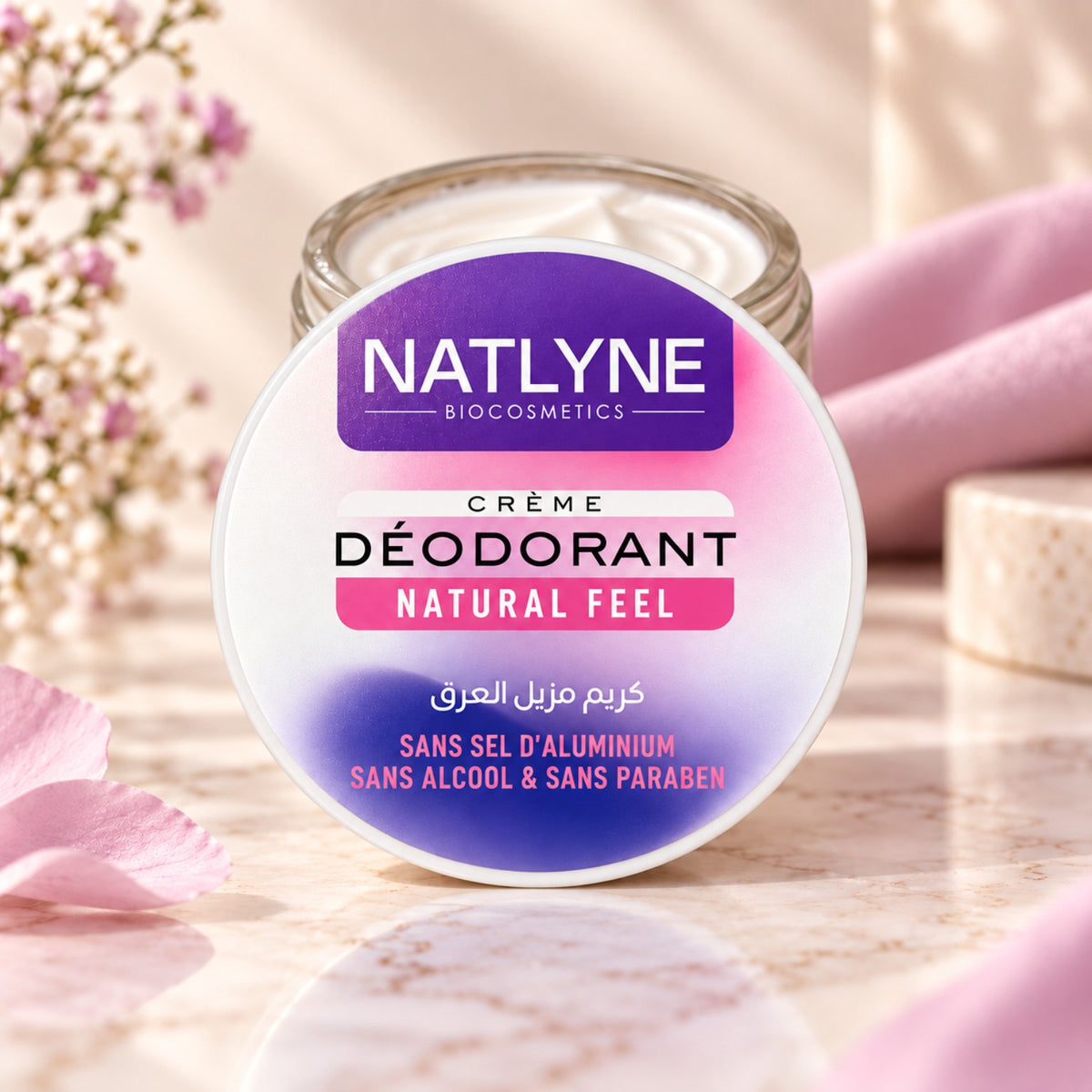 Natlyne crème déodorante Natural Feel 50 g